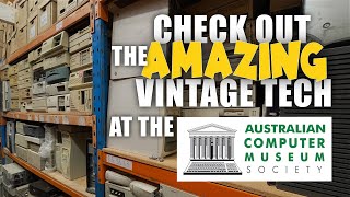 Check out the amazing vintage tech at the Australian Computer Museum!