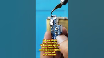 How To Remove Mobile Charging Port By A Lighter | Lighter Se Charging Port Kaise Nikale #shorts