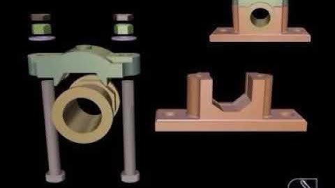 Plummer Block 3D Animation