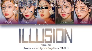 Aespa+ you as a member |Illusion (환각)[karaoke 5 member version]