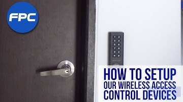 How to Setup our Wireless Access Keypad and Exit Button
