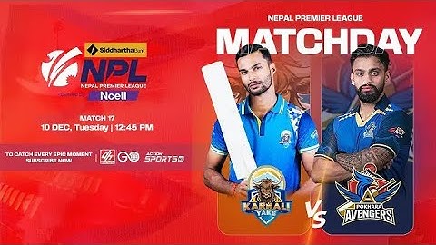 CHITWAN RHINOS VS LUMBINI LIONS || Siddhartha Bank Nepal