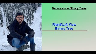 Right/Left View of Binary Tree | C++ | Leetcode 199 | Recursion