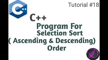 Selection Sort in C++(English) | Programming With Danish