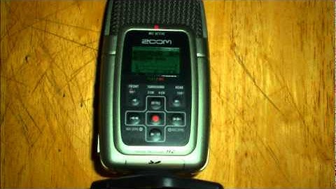 Zoom H2 Handy Recorder - Recording Demo