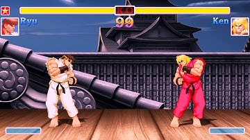 Ryu vs Ken Masters (Hardest) Ultra Street Fighter 2: The Final Challengers.
