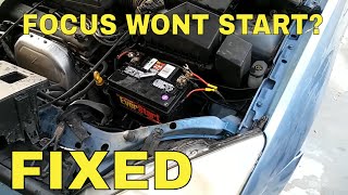 Ford Focus won't start things to look for