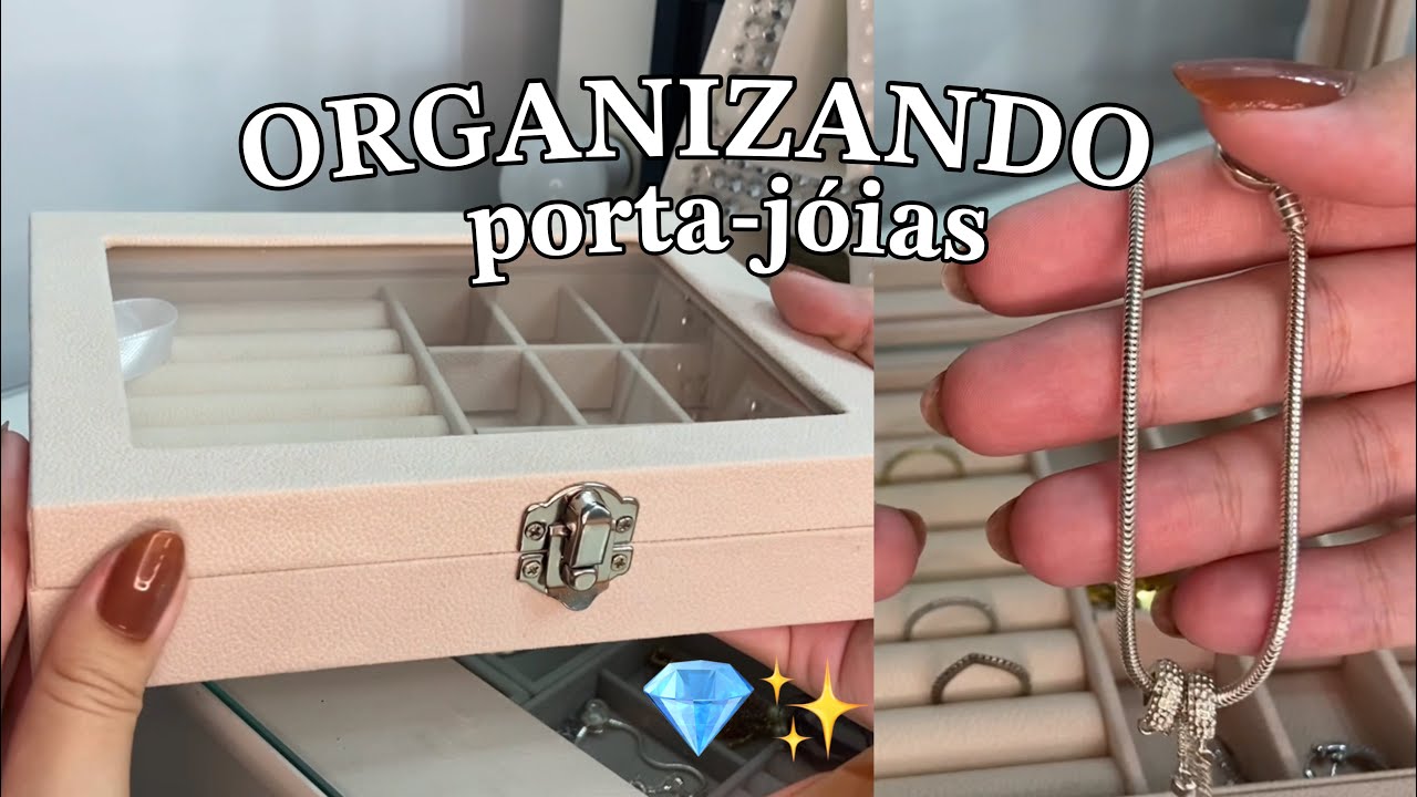 NOVO PORTA-JÓIAS 💎✨| ORGANIZANDO todos os ACESSÓRIOS