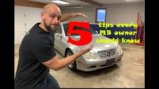 5 Tips every Mercedes Benz  owner needs to know that can save you time and money in the future