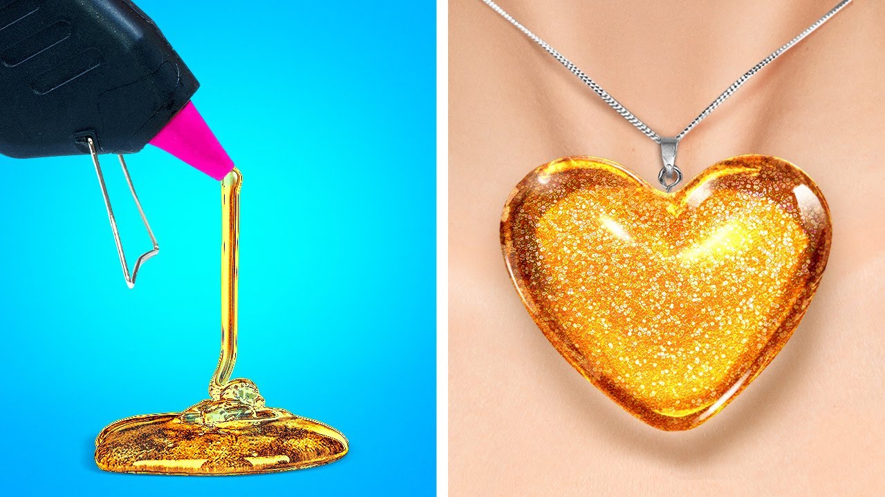 LOVELY JEWELRY CRAFTS || Hot Glue, 3D Pen, Epoxy Resin DIYs