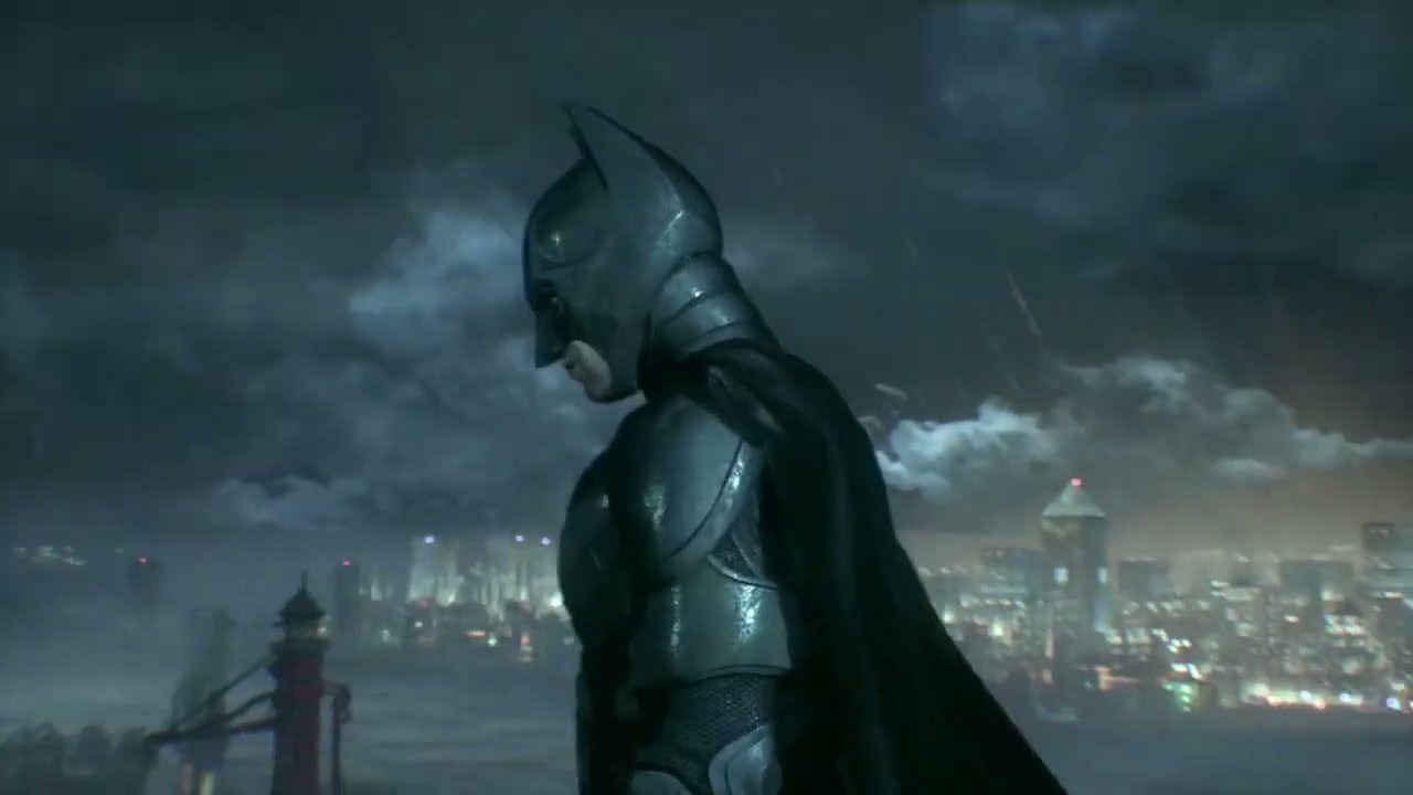 Batman Arkham knight part 1 with 2008 Batman suit
