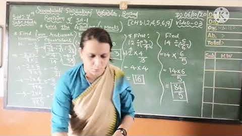 Std 7 English Medium(SEMT) Subject - Maths Revision Video 3 Part 1        Date 6-10-20
