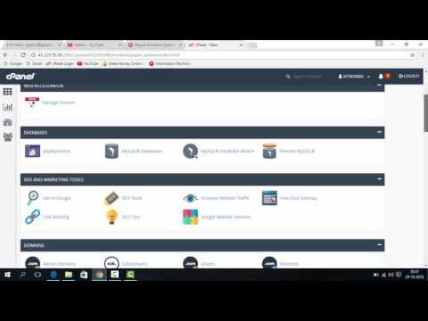 Create subdomain and Email account in Cpanel