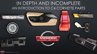 An Introduction to C4 Corvette Parts.  Mirrock Corvette 2023 NCRS Altoona Regional Presentation