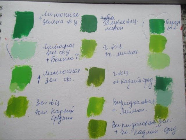 Какие цвета смешать оливковый. Как сделать салатовый цвет. Оттенки зеленого смешивание. Как получить салатовый цвет краски. Как из зеленой краски сделать салатовую.