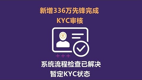Pi Network系统流程检查使超过 336 万名经过初步 KYC 审核的先锋用户完全通过 Pi KYC。