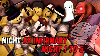Night At The Infirmary - Night 1 To Night 5 - Full Game Walkthrough   Ending - Roblox