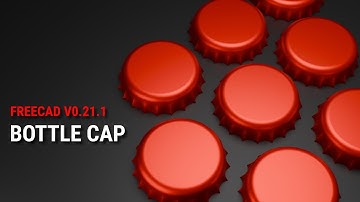 #FreeCAD Tutorial 013 - Bottle Cap - ⟪11.ai⟫