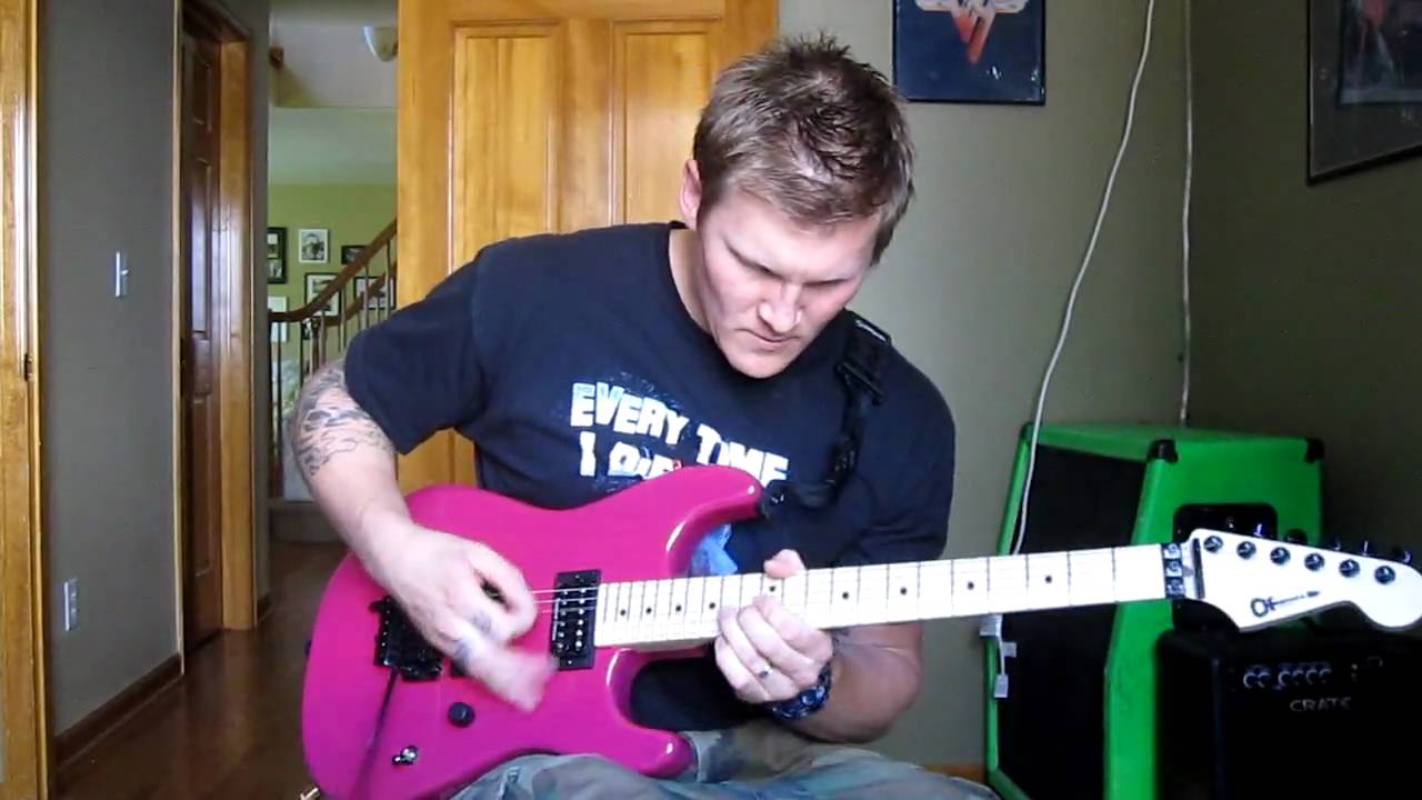 Glenn Gizzi Guitar Shred D activator pick ups charvel san dimas - YouTube