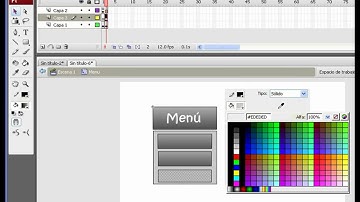 Tutorial: Crear un menu desplegable sencillo en flash