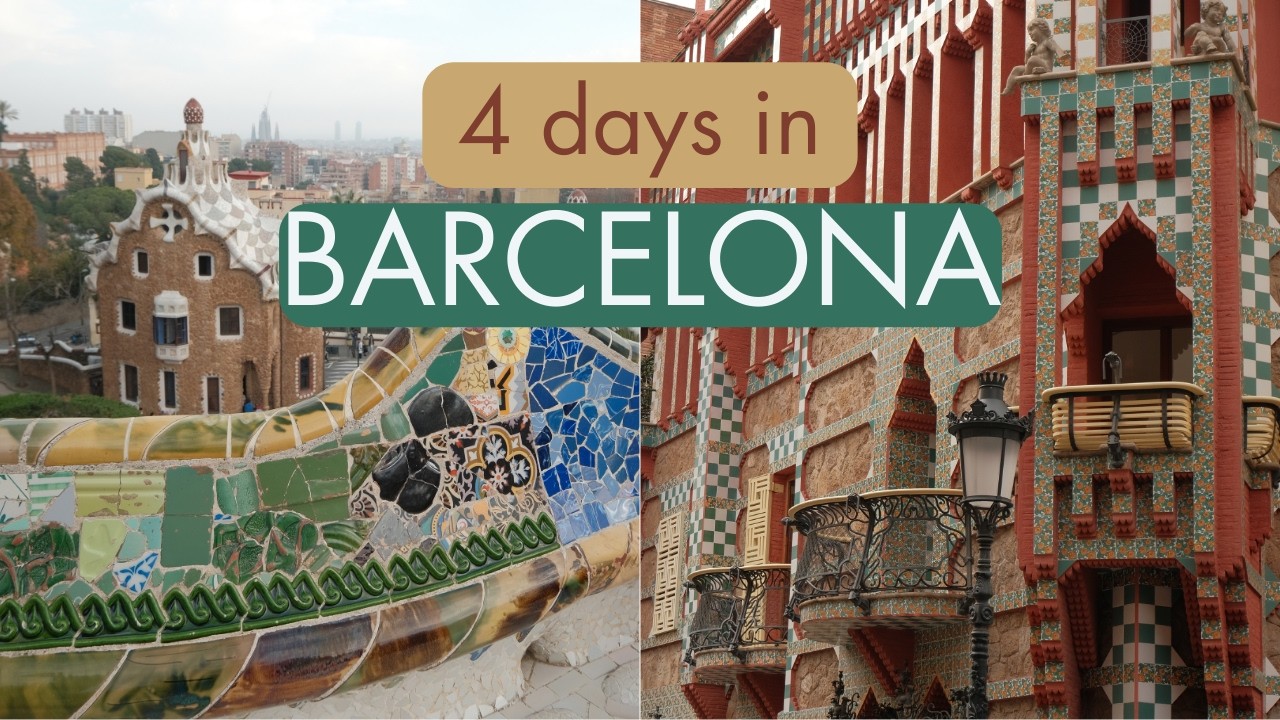 Barcelona vlog: Parc Guell, Gothic Quarter, Casa Vicens