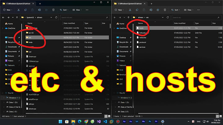 Hướng dẫn chèn file host ve mat dinh