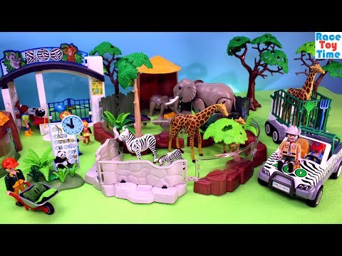 Playmobil Animals Zoo Playset Build And Play - Fun Toys For Kids