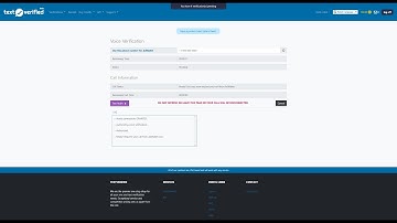 Voice Verification Video Guide | www.textverified.com