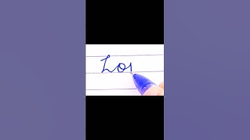 How to write the word Love in cursive || Calligraphy writing || Hand Writing