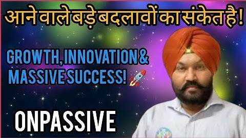 Important Updates || Onpassive Latest Updates || Onpassive New Updates Today #onpassive #ashmufareh