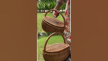 RATTAN PICNIC BASKET