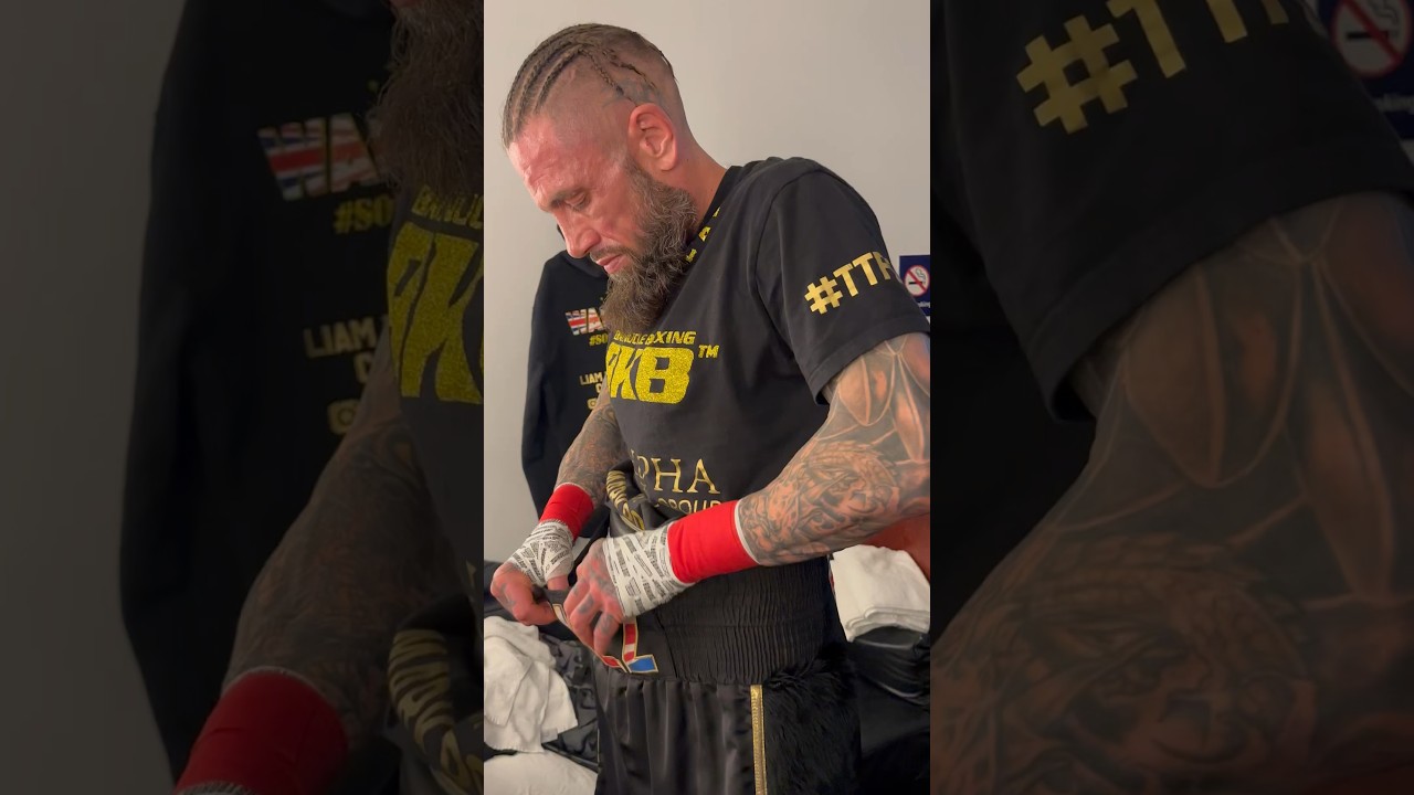 MOMENTS BEFORE 1MIN KO PAUL HILZ 