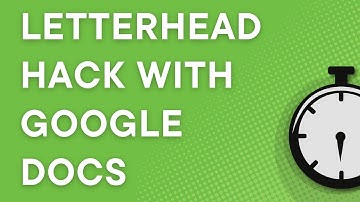 Google Docs design hack: Create company letterhead with a logo or image (2023)