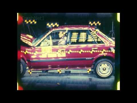 Subaru Leone / DL / L-Series | 1985 | Frontal Crash Test | NHTSA | CrashNet1