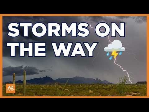 Strong system to bring rain, thunderstorms to Arizona