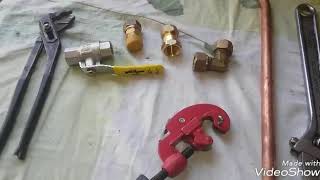 تركيب سخان علي الغاز المنزلInstallation of gas connections for the heater