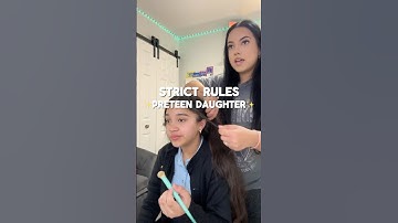 What’s your strict rule? #strictparents #momlife #mom #daughter #grwm #makeup