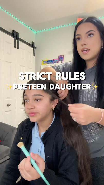 What’s your strict rule? #strictparents #momlife #mom #daughter #grwm #makeup