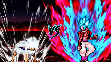 Luffy Oni V3 OP (all form) (New) VS Gogeta OP (all form) in Jump Force Mugen