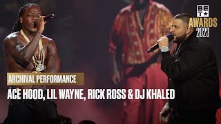 Ace Hood, Wayne, Rick Ross & DJ Khaled Bring The Heat To The "Hustle Hard" Remix! | BET Awards '23