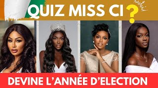 🔊Devine l'ANNEE de chaque MISS ! SPECIAL CÔTE D'IVOIRE  | Quiz de Babi screenshot 2