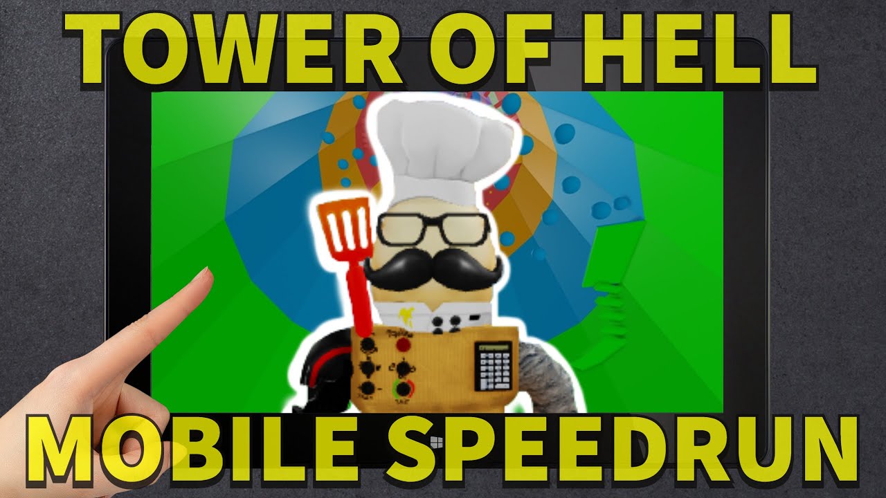 Tower of Hell Speedrun on MOBILE | Roblox Tower of Hell