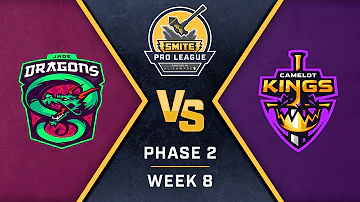 SMITE Pro League Phase 2 Week 8 Jade Dragons Vs Camelot Kings