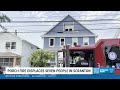 Porch fire displaces multiple people in Scranton