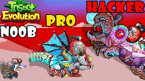 NOOB vs PRO vs HACKER - Insect Evolution Part 543 | Satisfying Games (Android,iOS)