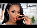 24HR WEAR CONCEALER?! NEW MAC STUDIO FIX CONCEALER REVIEW | DARK SKIN