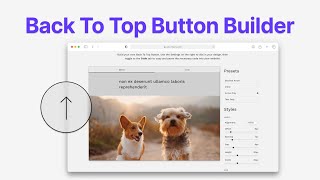 Back To Top Button Builder by Will Myers 3,142 views 1 year ago 4 minutes, 20 seconds