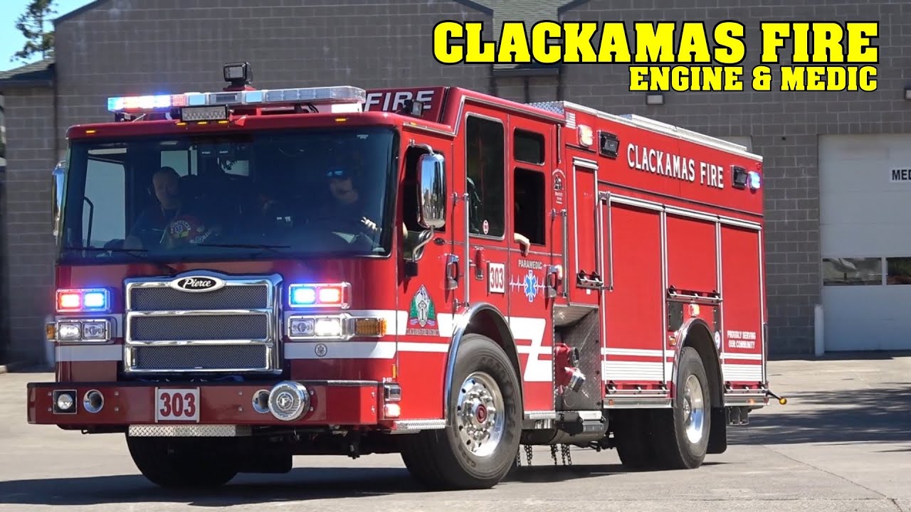 Clacs Fire Engine 303 Medic, Blue Lights Fire Truck
