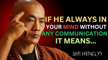 💭 IF HE’S ALWAYS ON YOUR MIND BUT NEVER TALKS TO YOU – HERE’S WHAT IT REALLY MEANS 🧠💔 | Shi Heng Yi