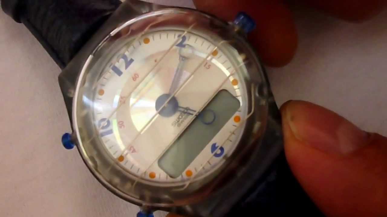 Reloj swatch beep - YouTube